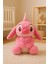 Stitch Pembe Sarılı Kalpli - Sevimli Stitch Peluş Oyuncak - Sarlıan Kalp Ile 25 cm 2