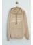 Bej Kapüşonlu Kız Eşofman Takımı 2