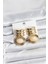 Pirinç Gold Krem Renk Vintage Kadın Küpe - TJ-BKP11362 1