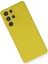 Samsung Galaxy S21 Ultra Kılıf Nano Içi Kadife Silikon - Sarı 3
