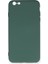 Iphone 6 Plus Kılıf Nano Içi Kadife Silikon - Koyu Yeşil 1