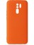 Xiaomi Redmi 9 Kılıf Nano Içi Kadife Silikon - Turuncu 1