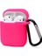 Airpods 2 (2.nesil) Sert Silikon Kılıf - Pembe 1