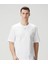 Beyaz Erkek T-Shirt - Trend Stil Serisi Logo Baskılı 5