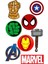 Marvel Telefon Laptop Notebook Tablet Defter Matara Stiker Etiket ST7113 1