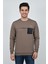 Erkek Mevsimlik Sıfır Yaka Sweatshirt BGL-ST04864 1