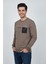 Erkek Mevsimlik Sıfır Yaka Sweatshirt BGL-ST04864 2