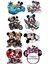 Mickey Mouse Telefon Laptop Notebook Tablet Defter Matara Stiker Etiket ST7026 1