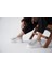 Nitra Premium Bağcıklı Gümüş Kadın Sneaker 6
