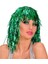 Yeşil Işıltılı Metalize Parti Peruğu 1