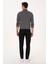 Erkek Siyah Pantolon (Kanvas-Chino) 50316835-VR046 4