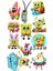 Sünger Bob Telefon Laptop Notebook Tablet Defter Matara Stiker Etiket ST7017 1
