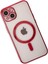 Ieg iPhone 14 Plus Kılıf Magneticsafe Lazer Silikon - Kırmızı 3