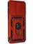 İEG Xiaomi Redmi Note 8 Pro Kılıf Pars Lens Yüzüklü Silikon - Kırmızı 2