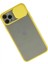 Ieg iPhone 11 Pro Kılıf Palm Buzlu Kamera Sürgülü Silikon - Sarı 2