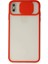 Ieg iPhone x Kılıf Palm Buzlu Kamera Sürgülü Silikon - Kırmızı 1