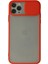 Ieg iPhone 11 Pro Kılıf Palm Buzlu Kamera Sürgülü Silikon - Kırmızı 1