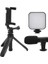 Bfs Akıllı Telefon Vlog Kiti Tripod Mini Mikrofonlu Telefon Tutucu 3