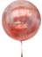Bfs Rose Gold Renk Simli Yuvarlak Şeffaf Balon 24 Inç 2