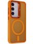 Ieg Samsung Galaxy S24 Plus Flet Lens Magsafe Kapak - Turuncu 1