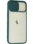 Ieg iPhone 12 Kılıf Palm Buzlu Kamera Sürgülü Silikon - Yeşil 2