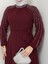 Kadın Kolları Işlemeli Astarlı Abiye Elbise YZ2501 Bordo - 40 6