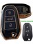 Proace Rifter Berlingo Combo Ds Uyumlu Smart Kumanda Anahtar Kılıfı Oto Anahtarlık Siyah Gold 1