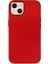 Ieg iPhone 14 Plus Kılıf Asya Deri Silikon - Kırmızı 1