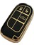 Egea Cross 500 Jeep Dodge Chrysler Uyumlu Smart Kumanda Anahtar Kılıfı Oto Anahtarlık Siyah Gold 3