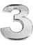 Cemax Krom Yapışkanlı 3 Rakamı 5 cm 1
