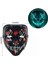 Bfs Hallowen Parti Maskesi Neon LED Işıklı Maske 3 Modlu Cadılar Bayramı Maskesi 4