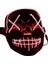 Işıklı LED Maske Parti Eğlence Maskesi Hallowen Neon Maske 5