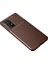 Samsung Galaxy A72 Kılıf Auto Focus Karbon Kapak - Kahverengi 2