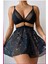 Üstü Şeffaf Yıldız Desenli Baby Doll Bralet Takım – Konforlu, Hafif, Şık 1