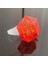 Bfs Kristal Tasarımlı LED Glow Işıklı 3 Modlu Kırmızı Yüzük 3.5 x 5 cm 2