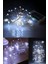 Pilli 5 Metre Dekoratif Peri LED Beyaz Aydınlatma Süsleme Ası 5