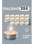 Bfs Tealight Mum 25 Adet - Kokusuz Dekoratif Mum 1