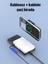 10000MAH 30W Hızlı Şarjlı Dijital Göstergeli Taşınabilir Kablosuz Magsafe Powerbank Beyaz 2