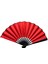 Bfs Plastik Kumaş Yelpaze 12'li Kırmızı 1