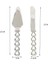 🤍 SDH-3530 Gümüş Kalp Detaylı Pasta Servis Seti – Kutlamalara Romantik Zarafet! 2