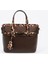 Silver & Polo SP1185 Kadın El Çantası Kahve-Leopar Taba 1