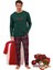Over Sleep 2253 Erkek Eşli Yılbaşı Pijama Takım 1