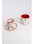 Canım Kendim Serisi Kiraz Desenli, El Yapımı Seramik ve Kupa Takımı, Mug, Hand Made 5