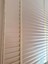 Beyaz Gerçek Ahşap Jaluzi 50MM Zincirli Redüktörlü Ithal Kurdelalı AJS1001 7