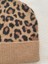Kadın Yumuşacık Leopar Desenli Akrilik Kumaş Saçaklı Tüylü Bere – Sıcak Tutucu Kışlık Şapka 3