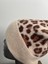 Kadın Yumuşacık Leopar Desenli Akrilik Kumaş Saçaklı Tüylü Bere – Sıcak Tutucu Kışlık Şapka 4