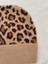 Kadın Yumuşacık Leopar Desenli Akrilik Kumaş Saçaklı Tüylü Bere – Sıcak Tutucu Kışlık Şapka 3
