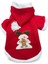 Yılbaşı Ağacı Kırmızı Polar Kedi Kıyafeti | Kapüşonlu Noel Kedi Sweatshirt | Küçük Irklar Için 4