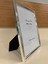Resim Çerçevesi Yeni Model Metal Kenarlı Pirinç Gümüş 20X25 cm 2