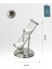 Gümüş Renk Metal Döner Kum Saati – 30 Dakikalık Modern Dekoratif Zaman Ölçer (24X14 Cm) 3